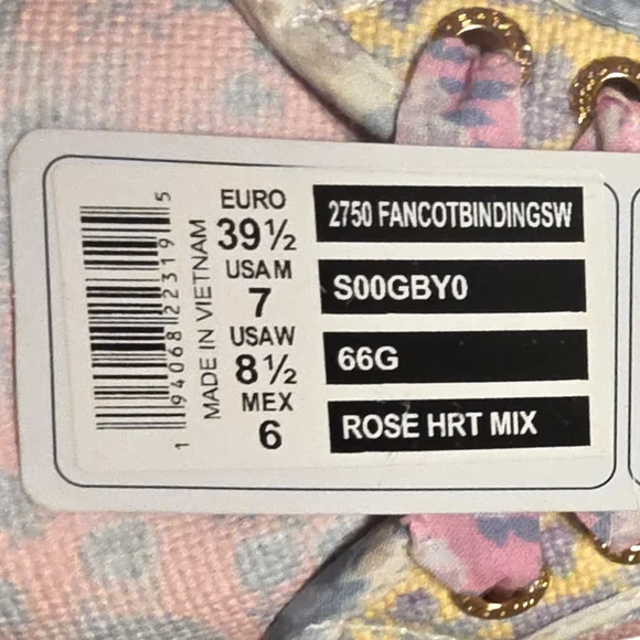 Superga LoveShackFancy Women's Pastel Sneakers Size 8.5 / 39.5 - Picture 8 of 11